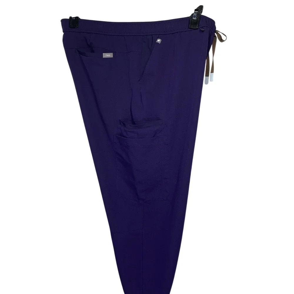 FIGS Men's Technical Collection Tansen Jogger Cargo Scrub Pants XXL Purple Jam
